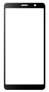 Replacement Front Glass For Tcl A30 White By - Maxbhi Com