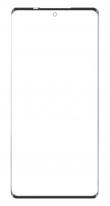 Replacement Front Glass For Tecno Phantom X2 Black By - Maxbhi Com
