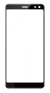 Replacement Front Glass For Mafe Z2 Power Black By - Maxbhi Com