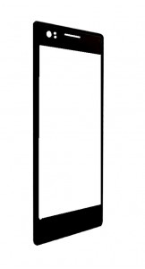 Replacement Front Glass For Gfive Classic 5 Black By - Maxbhi.com