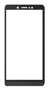 Replacement Front Glass For Spice F311 Black By - Maxbhi Com