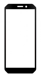 Replacement Front Glass For Doogee S61 Pro White By - Maxbhi Com