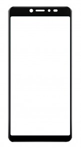 Replacement Front Glass For Wiko Sunny 5 Lite Black By - Maxbhi Com