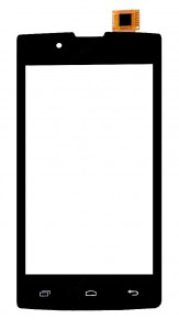 Touch Screen Digitizer For Karbonn A109 Black By - Maxbhi Com