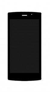 Lcd With Touch Screen For Adcom Kitkat A54 White By - Maxbhi.com