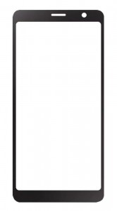 Replacement Front Glass For Alcatel Tcl A3 A509dl White By - Maxbhi Com