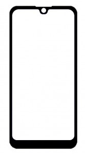 Replacement Front Glass For Tecno Pop 5s Black By - Maxbhi Com