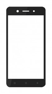 Replacement Front Glass For Tecno Pop 5c Black By - Maxbhi Com