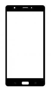 Replacement Front Glass For Asus Zenfone 3 Ultra Silver By - Maxbhi Com