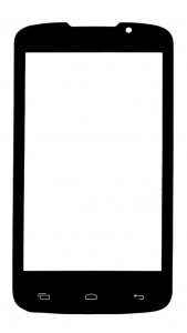 Replacement Front Glass For Celkon Campus A20 White By - Maxbhi Com