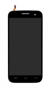 Lcd With Touch Screen For Micromax A114 Canvas 2.2 Black By - Maxbhi.com