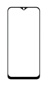 Replacement Front Glass For I Kall K560 Black By - Maxbhi Com
