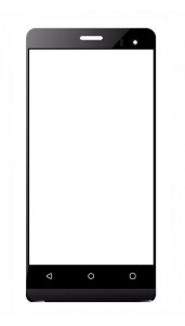 Replacement Front Glass For Ismart Isi1 Mini Black By - Maxbhi.com