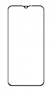 Replacement Front Glass For I Kall K250 Black By - Maxbhi Com