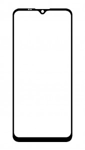 Replacement Front Glass For Micromax In 2c Black By - Maxbhi Com