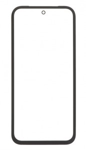 Replacement Front Glass For Google Pixel 8a Black By - Maxbhi Com