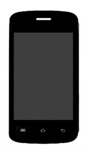 Lcd With Touch Screen For Celkon A10 Campus Black By - Maxbhi.com