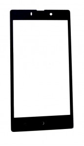 Replacement Front Glass For Lyf Wind 7i Black By - Maxbhi.com