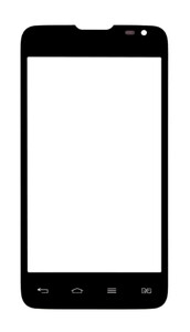 Replacement Front Glass For Lg L65 Dual D285 Black By - Maxbhi Com