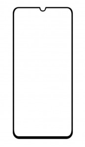 Replacement Front Glass For Samsung Galaxy M20s Black By - Maxbhi Com