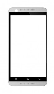 Replacement Front Glass For Celkon Q54 Black By - Maxbhi.com