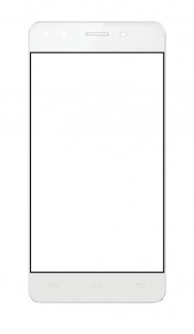 Replacement Front Glass For Lava A77 White By - Maxbhi.com