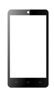 Replacement Front Glass For Intex Cloud N4 White By - Maxbhi.com