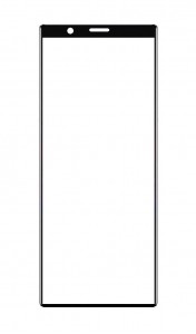 Replacement Front Glass For Sony Xperia 2 Black By - Maxbhi Com