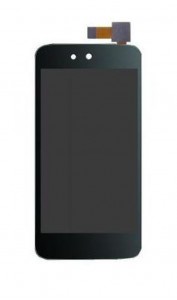 Lcd With Touch Screen For Spice Mi498 Dream Uno Black By - Maxbhi.com