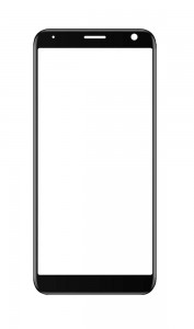 Replacement Front Glass For Intex Indie 11 Iv0318nd Blue By - Maxbhi Com