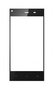 Replacement Front Glass For Xolo Q600s 8gb Black By - Maxbhi.com