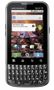 Display for Motorola XPRT MB612 - Black (Combo Folder) by Maxbhi.com