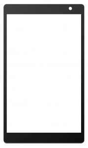 Replacement Front Glass For Blackview Tab 50 Wifi White By - Maxbhi Com