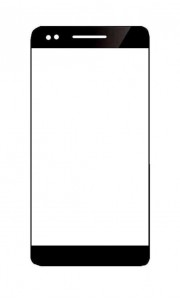 Replacement Front Glass For Micromax Hue 2 Black By - Maxbhi.com