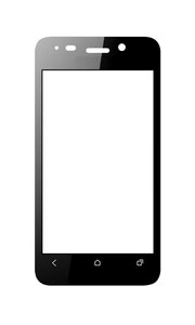Replacement Front Glass For Connect U40 Black By - Maxbhi.com
