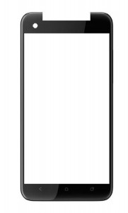 Replacement Front Glass For Htc Butterfly 920e Black By - Maxbhi.com