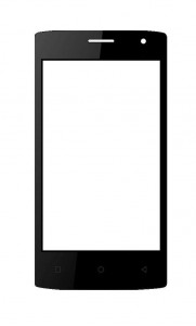 Touch Screen Digitizer For Intex Cloud C1 Black By - Maxbhi.com