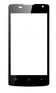 Replacement Front Glass For Lemon Ocean 7 Black By - Maxbhi.com