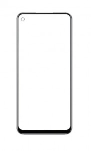 Replacement Front Glass For Realme 6s White By - Maxbhi Com