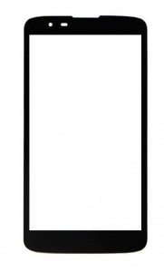 Replacement Front Glass For Lg Tribute 5 Black By - Maxbhi Com