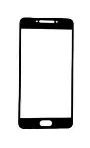 Replacement Front Glass For Alcatel A5 Led Black By - Maxbhi.com