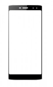 Replacement Front Glass For Doogee Bl12000 Black By - Maxbhi.com