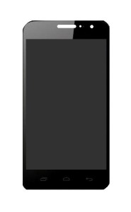 Lcd With Touch Screen For Hitech S800 Amaze White By - Maxbhi.com