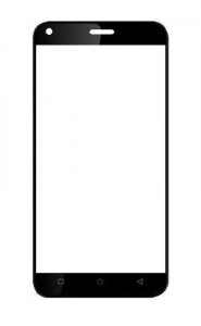 Replacement Front Glass For Hitech Air A10 Grey By - Maxbhi.com