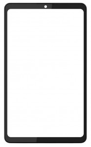 Replacement Front Glass For Lenovo Tab One Black By - Maxbhi Com