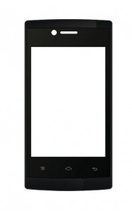 Replacement Front Glass For Lava Iris 354e Black By - Maxbhi.com