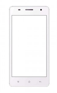 Replacement Front Glass For White Cherry Mi2 White By - Maxbhi.com