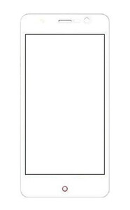 Replacement Front Glass For Zopo Color C1 Zp331 White By - Maxbhi.com