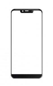 Replacement Front Glass For Wiko View2 Go Anthracite By - Maxbhi Com