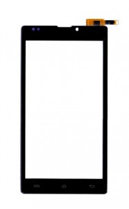 Touch Screen Digitizer For Lava Iris Fuel 20 Black By - Maxbhi.com